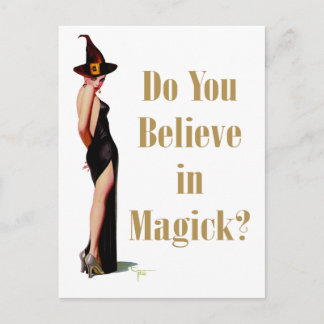 Carte Postale Sorcière