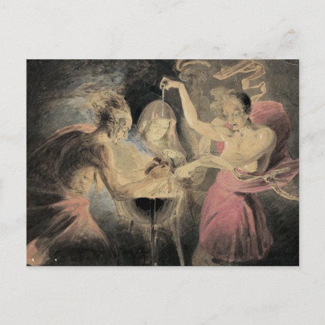 Carte Postale Sorcières de Macbeth (Devant)