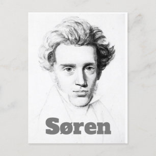 Carte Postale Søren Kierkegaard