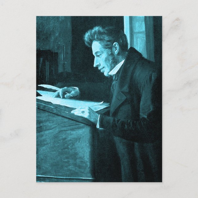 CARTE POSTALE SOREN KIERKEGAARD (Devant)