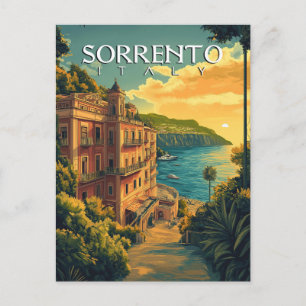 Carte Postale Sorrente Italie - Véritable paysage urbain