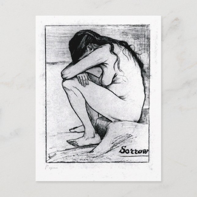 Carte Postale Sorrow Van Gogh Art Art (Devant)