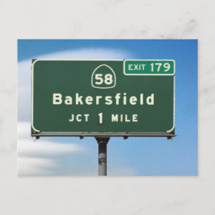 Carte Postale Sortie Bakersfield
