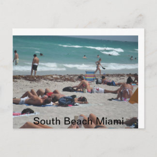 Carte Postale Sortie de plage de Spring break.