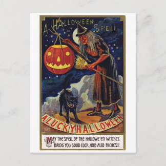 Carte Postale Sortilège d'Halloween