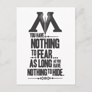 Carte Postale Sortilège Harry Potter   Propagande du Ministère d