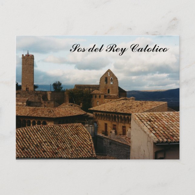 Carte Postale Sos del Rey Católico (Devant)