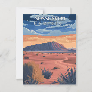 Carte Postale Sossusvlei Namibie Voyage Vintage