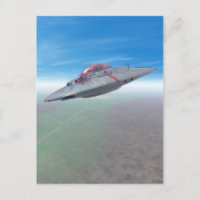 Carte postale Soucoupe volante