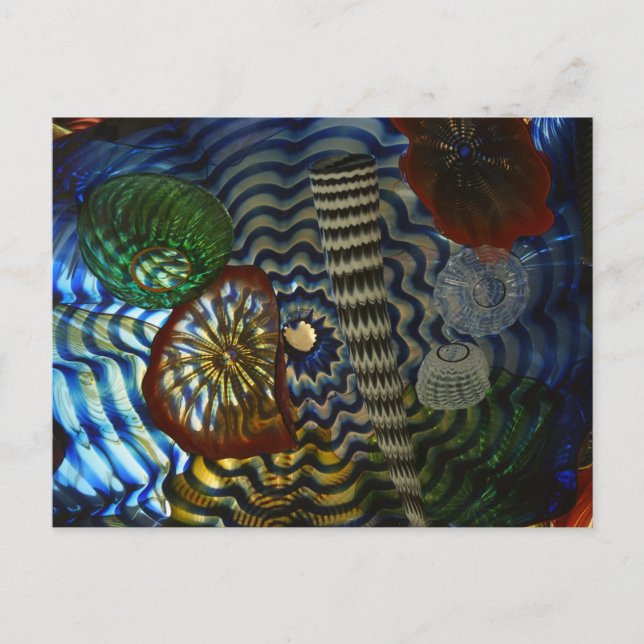 Carte Postale Soufflement en verre créatif (Devant)