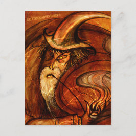 Carte Postale Souhaits de l'Assistant