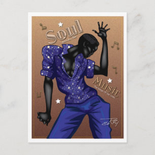 Carte Postale Soul Music