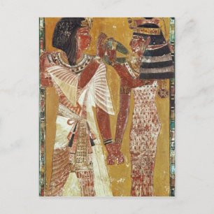 Carte Postale Soulagement représentant la déesse Hathor placer