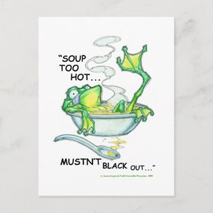 Carte Postale Soupe de grenouille