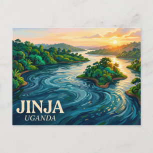 Carte Postale Source du Nil Ouganda