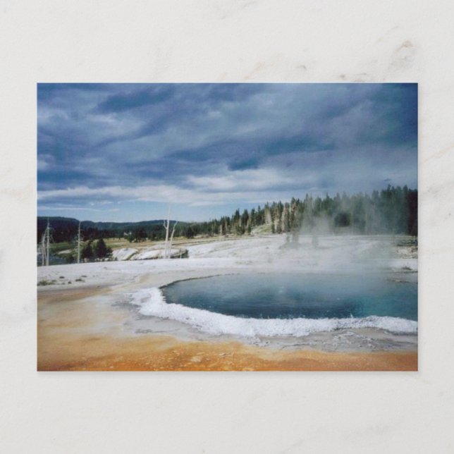 Carte Postale Sources chaudes-Yellowstone (Devant)