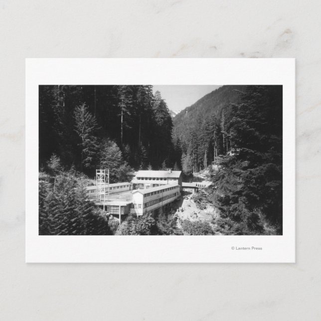 Carte Postale Sources d'eau chaude olympiques, WA Lodge Voir la  (Devant)