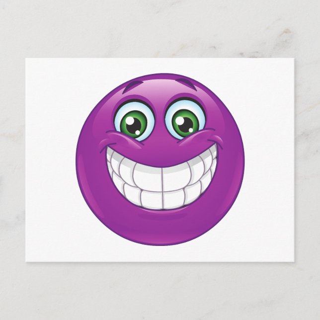 Carte Postale souriant (Devant)