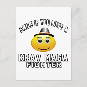 Carte Postale Souriez si vous aimez le combat Kagerman Maga