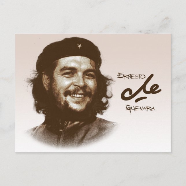 Carte Postale Sourire d'Ernesto Che Guevara (Devant)