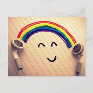 Carte Postale Sourires de musique