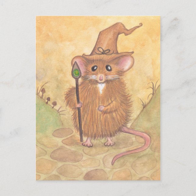 Carte Postale Souris Assistant (Devant)