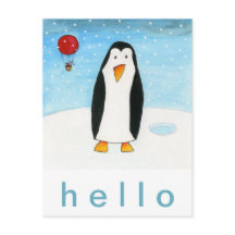 Souris et pingouin à ballon