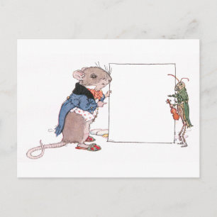 Carte Postale Souris & Grasshopper Tenez Votre Photo