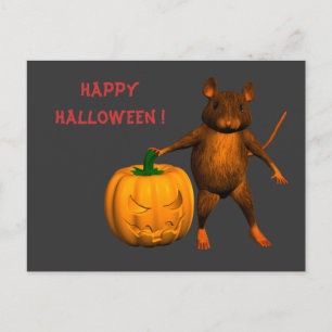 Carte Postale Souris Maison