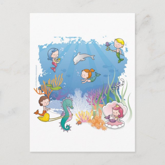 Carte Postale Sous la mer (Devant)