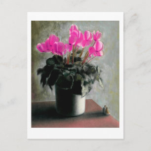 Carte Postale Sous Le Cyclamen