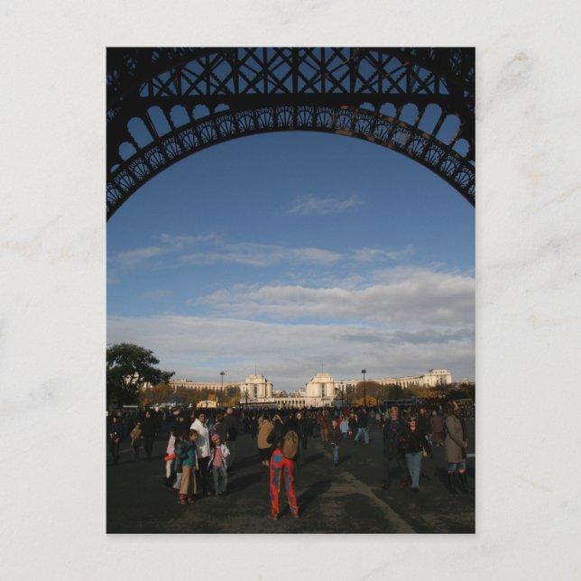 Carte Postale Sous l'Eiffel (Devant)