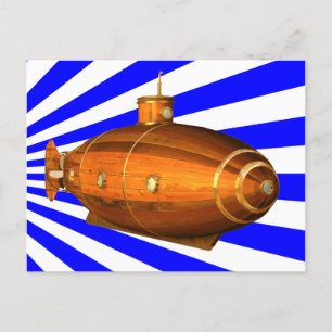 Carte Postale sous-marin