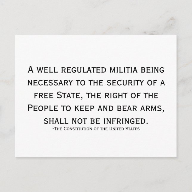 Carte Postale Soutenez la préservation de la liberté ! (Devant)