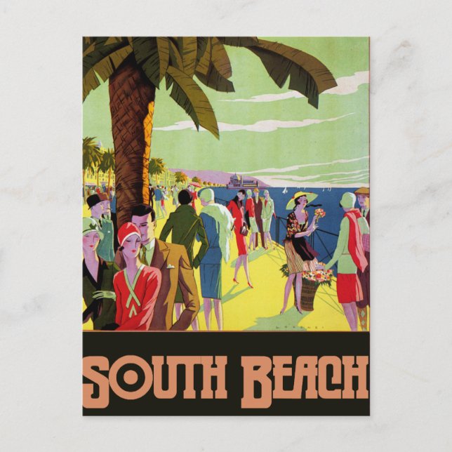 Carte Postale South Beach (Devant)
