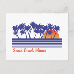 Carte Postale South Beach Miami