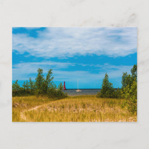 Carte Postale South Breakwater Light, Muskegon, Michigan