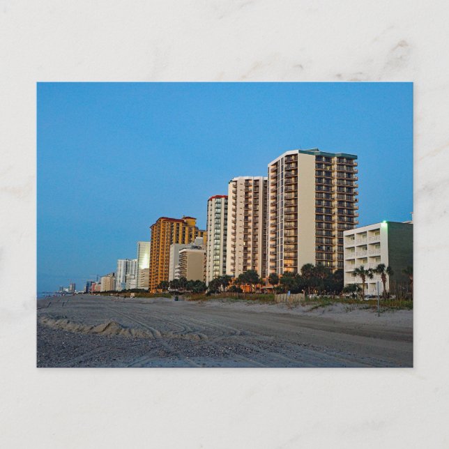Carte Postale South Carolina Myrtle Beach Hôtels Photo (Devant)