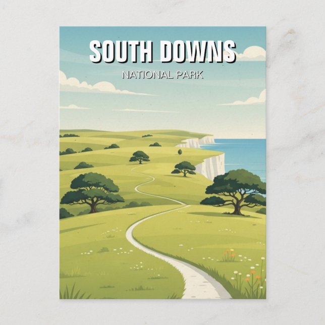 Carte Postale South Downs National Park Angleterre (Devant)