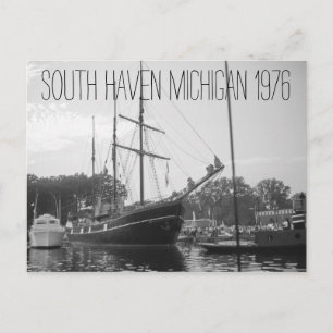 Carte Postale South Haven Michigan Tall Ship 1976