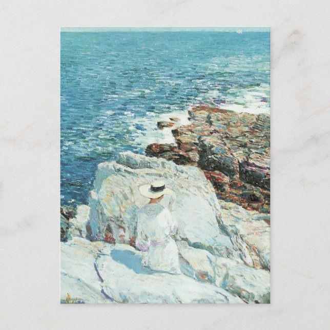 Carte Postale South Ledges, Appledore par Frederick Childe Hassa (Devant)