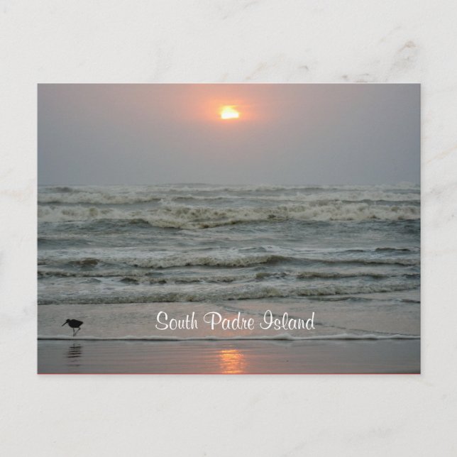 Carte Postale South Padre Island Texas Sunrise Post Card (Devant)