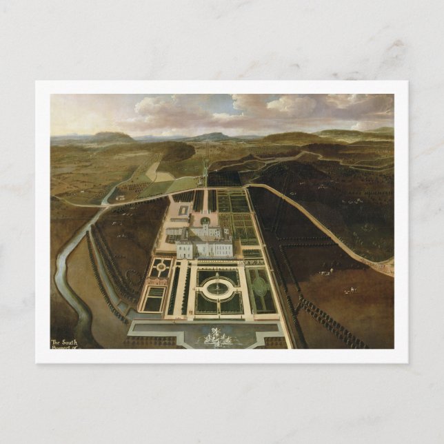 Carte Postale South Prospect of Hampton Court, Herefordshire, ch (Devant)