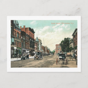 Carte Postale South St, Morristown, New Jersey Vintage