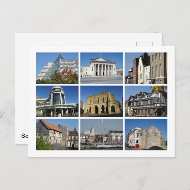 Carte Postale Southampton (Devant / Derrière)