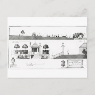 Carte Postale Southport : Section et détails de terrasse