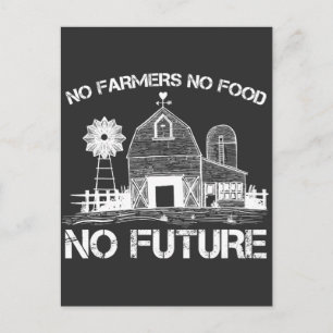 Carte Postale Soutien agricole Fière Agriculture Alimentation Ag