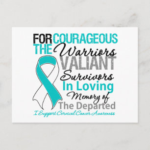 Carte Postale Soutien des hommages Sensibilisation au cancer du 