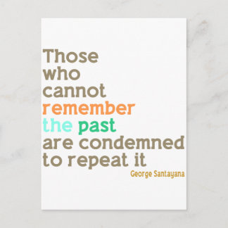 Carte Postale Souvenez-vous du passé