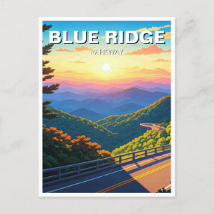 Carte Postale Souvenir Blue Ridge Parkway